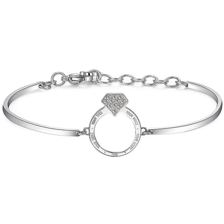 Immagine di Bracciale Brosway Chakra Solitario: Amore, Stabilità,Eternità | BHK289