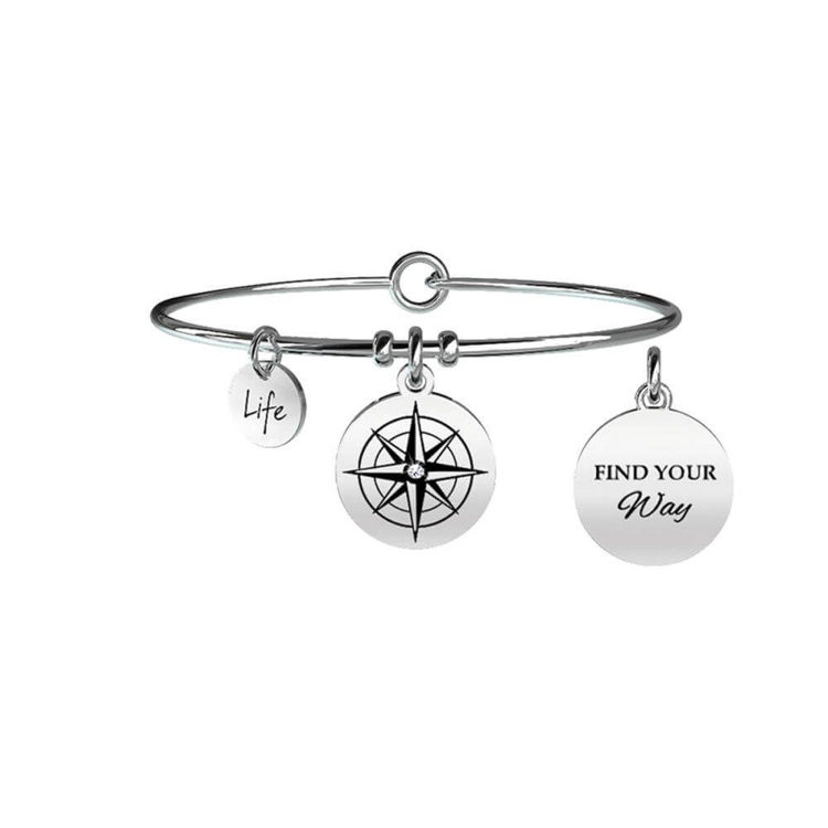 Immagine di Bracciale Kidult Symbols Rosa Dei Venti | 731063