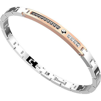 Immagine di Bracciale Zancan Hi-Teck Eleganteck In Acciaio Placcato In Oro Rosa | EHB170