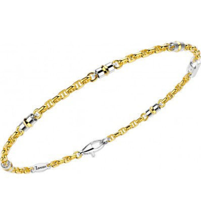 Immagine di Bracciale Zancan in Oro Giallo e Oro Bianco | EB703GB