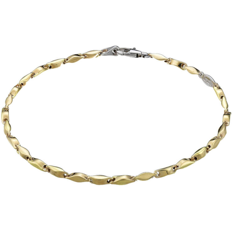 Immagine di Bracciale Zancan in Oro Giallo e Dettagli Oro Bianco EB552GB