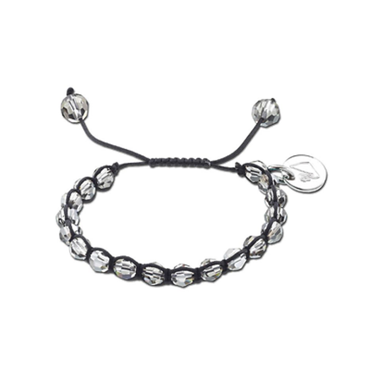 Immagine di Bracciale Swarovski in Cotone con Perle | 1166685