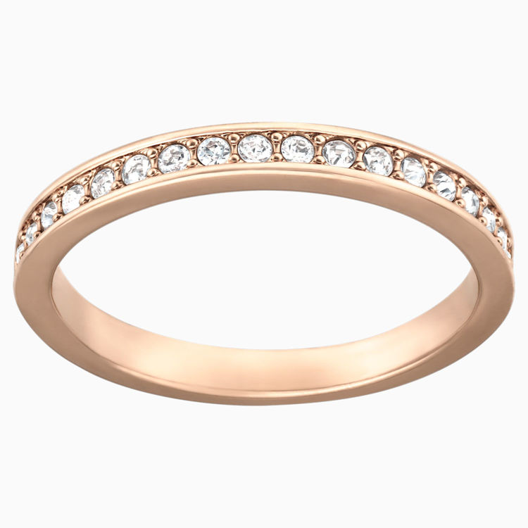 Anello oro rosa best sale swarovski