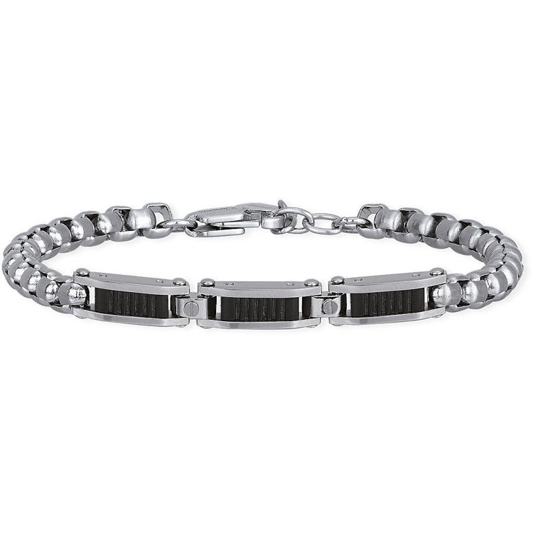 Immagine di Bracciale Uomo In Acciaio Gioielli 2Jewels Blockchain | Cod.232151