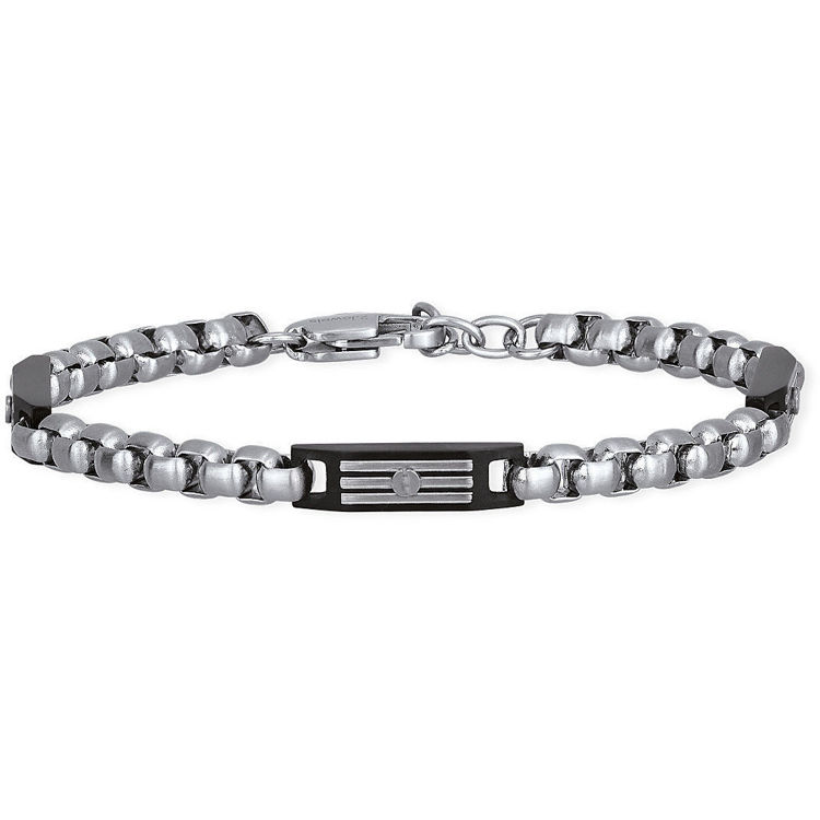 Immagine di Bracciale 2Jewels da uomo in acciaio, collezione Blockchain | Cod.232149.