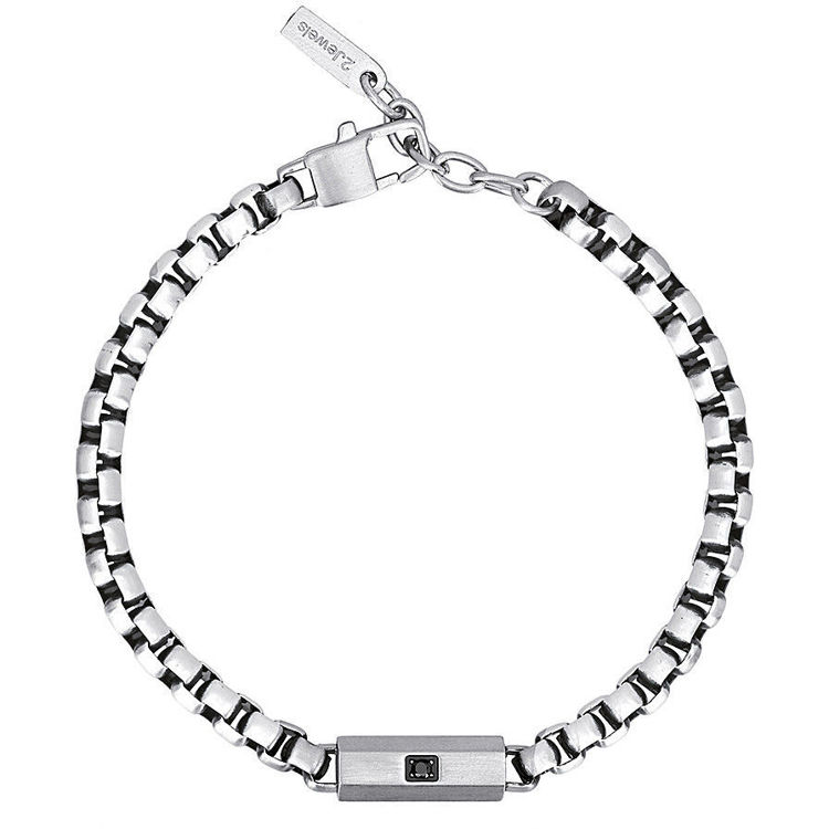 Immagine di Bracciale 2Jewels da uomo in acciaio, della collezione Blockchain | 231959