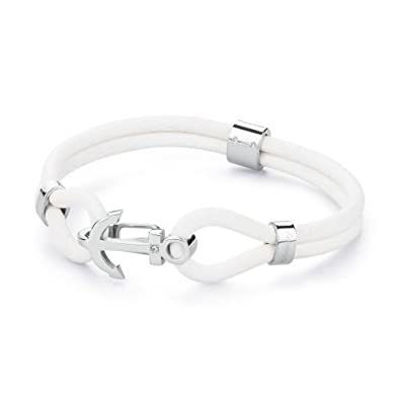 Immagine di Bracciale Uomo In Pelle Con Ancora Gioielli Brosway Marine | BRN22