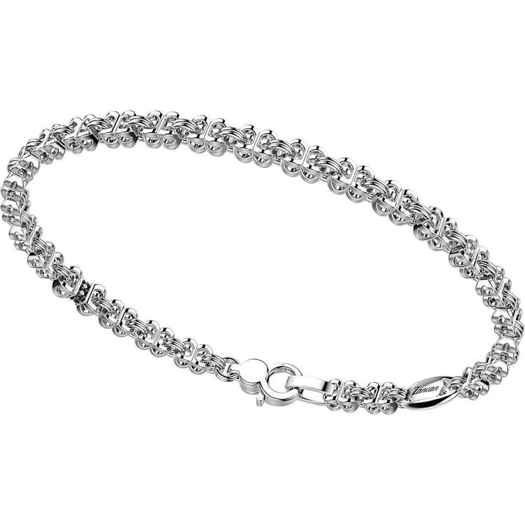 Bracciale Uomo In Argento Gioielli Zancan Insignia 925 | EXB595