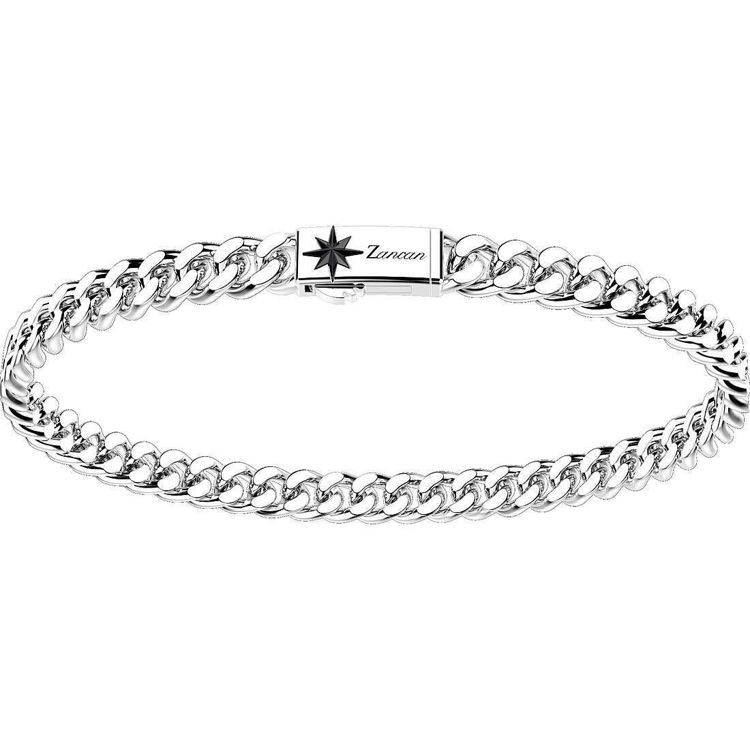 Bracciale Uomo A Catena In Argento Gioielli Zancan Cosmopolitan |EXB659