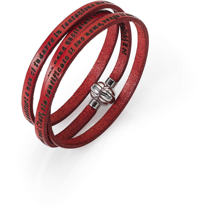 Bracciale Padre Nostro In Pelle di Amen