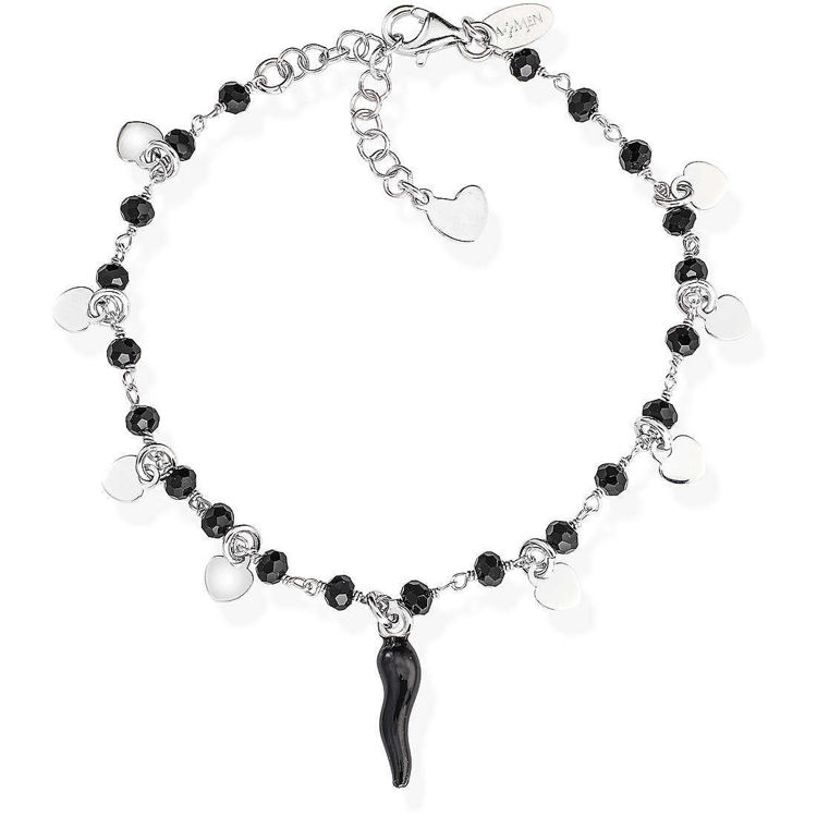 Immagine di Bracciale In Argento Con Cornetto  Gioielli Amen Cornetto |BRCSHBN1