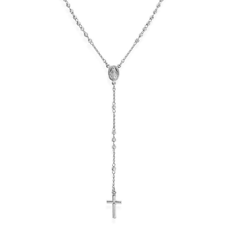 Collana Rosario In Argento Donna