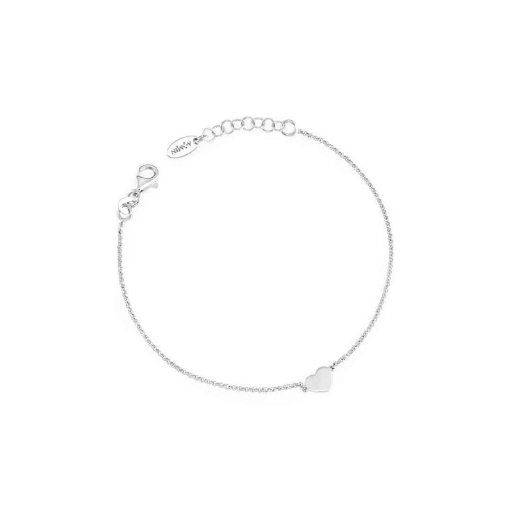 Immagine di Bracciale Donna Gioielli Amen Con Charm Cuore | BRHB3