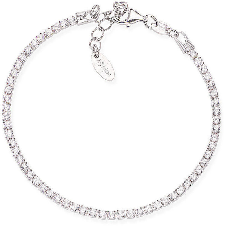 Bracciale Tennis In Argento Silver