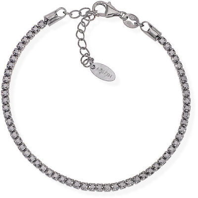 Bracciale Tennis Nero Di Amen