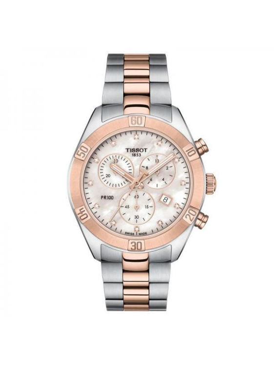 Immagine di Orologio Cronografo Donna Tissot Pr 100 Sport Chic | T101.917.22.116.00