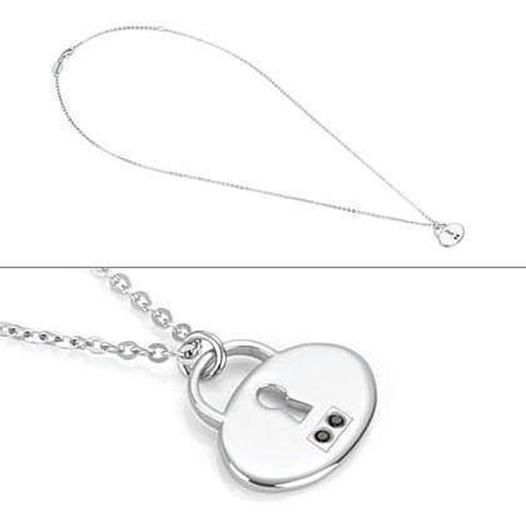 Immagine di Collana Nomination Donna Con Ciondolo Lucchetto E Swarovski | 024722/015