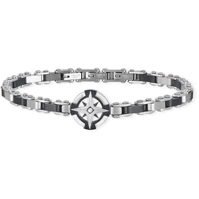 Immagine di Bracciale Uomo Rosa Dei Venti 2Jewels Navy | 232101