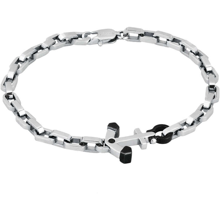 Immagine di Bracciale Uomo Con Ancora 2Jewels Navy | 231414