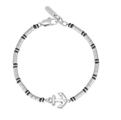 Immagine di Bracciale Uomo Con Ancora Gioelli 2Jewels Navy | 232169