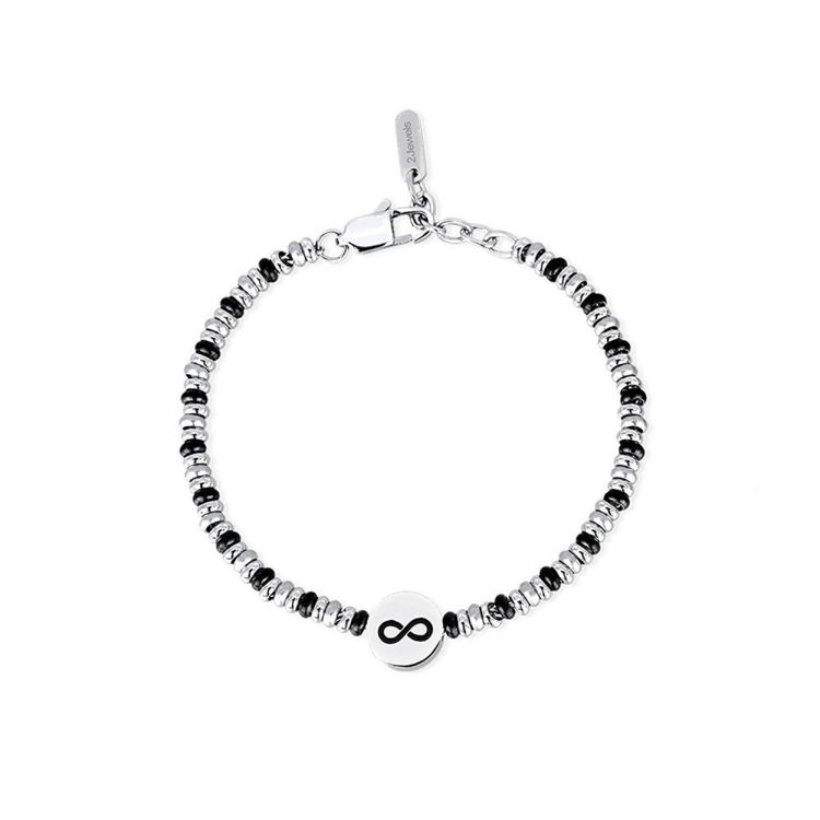 Immagine di Bracciale Uomo Con Ciondolo Infinito Gioielli 2Jewels Ikon | 231805