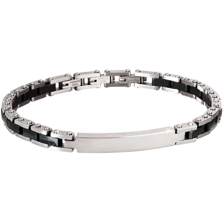 Immagine di Bracciale Uomo In Acciaio Con Piastrina Gioielli 2Jewels Type | 231309