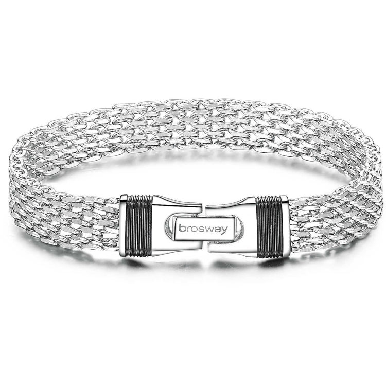 Immagine di Bracciale Uomo In Acciaio Silver Gioielli Brosway Uniform | BNF11A