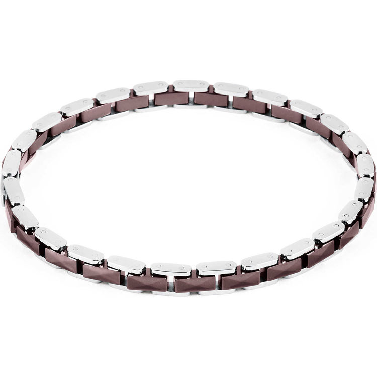 Immagine di Bracciale Uomo In Acciaio E Ceramica Gioielli Brosway Elegance | BEG07