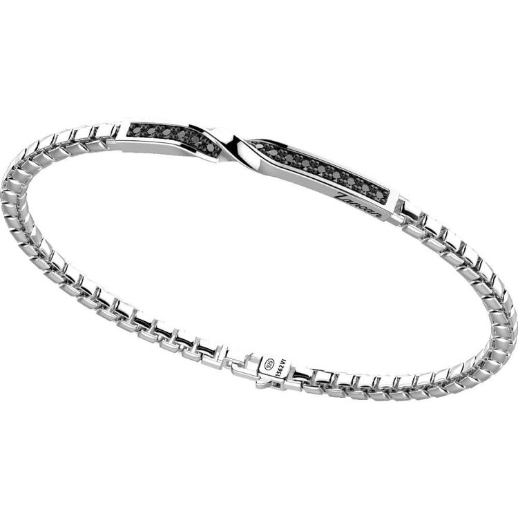 Immagine di Bracciale Uomo In Argento 925 Gioielli Zancan Insignia 925 | EXB956