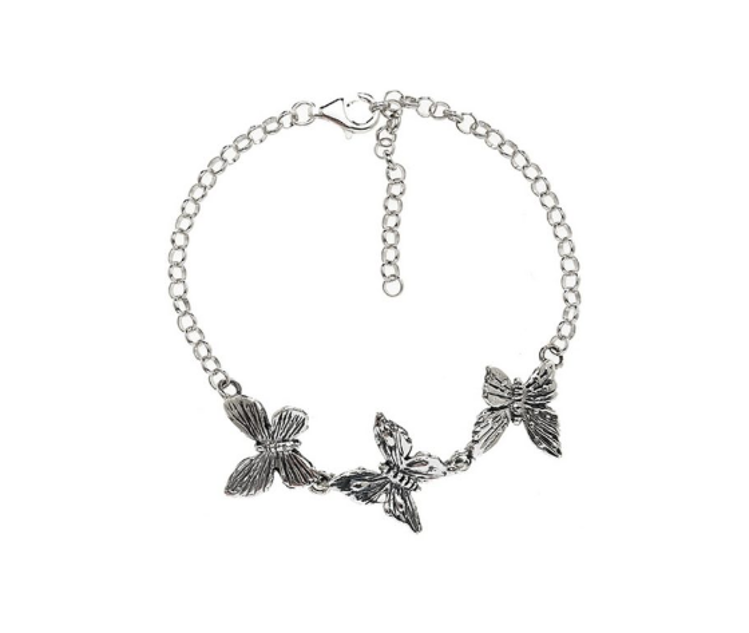 Immagine di Bracciale Donna In Argento Con Farfalle Gioielli Suali | BM0823