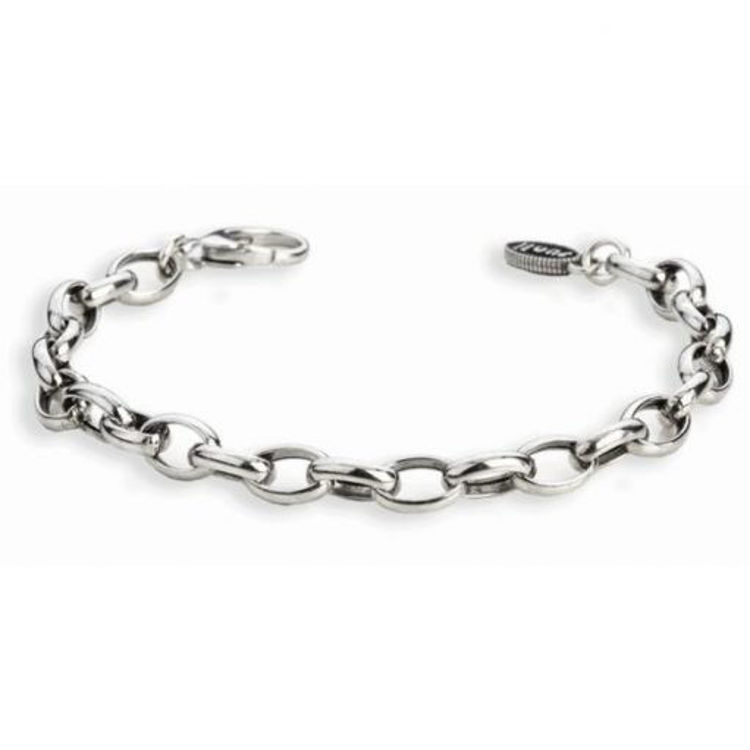 Immagine di Bracciale Uomo In Argento Maglia Rolò Gioielli Suali | BM1336