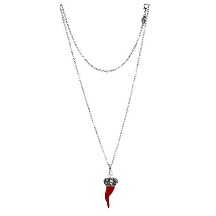 Immagine di Collana Donna In Argento Con Corno Gioielli Suali | BM2037/1