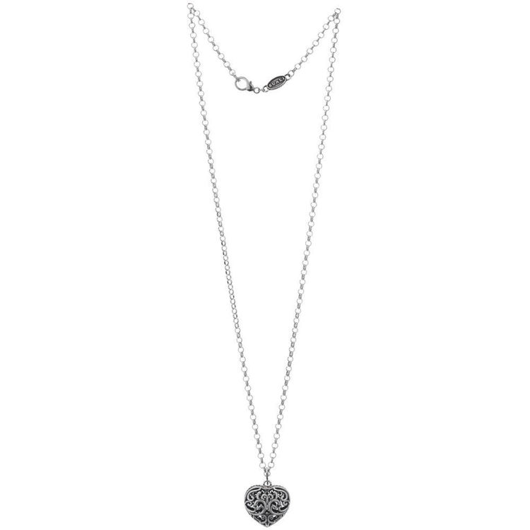 Immagine di Collana Donna In Argento "Cuore Traforato" Gioielli Suali | BM2182/60