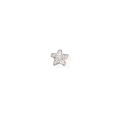 Immagine di Mono Orecchino Donna Stella In Argento Gioielli Amen | EB36