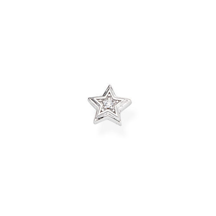 Immagine di Mono Orecchino Donna Stella In Argento Gioielli Amen | EB3