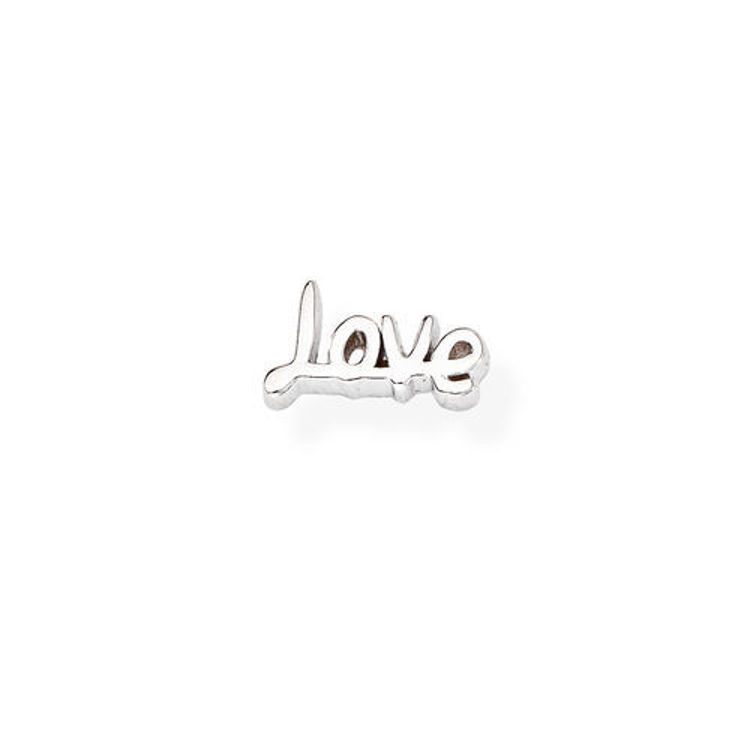 Immagine di Mono Orecchino Donna "Love" In Argento Gioielli Amen | EB23