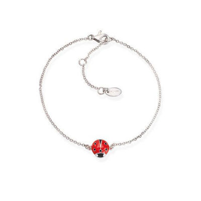 Immagine di Bracciale Coccinella In Argento Gioielli Amen | BRLABSR