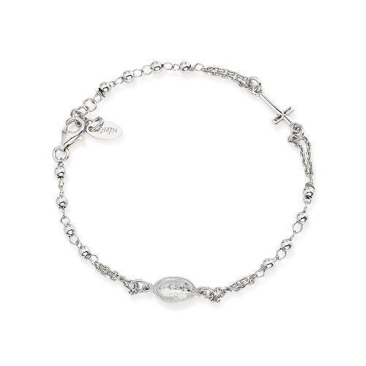 Bracciale Rosario In Argento