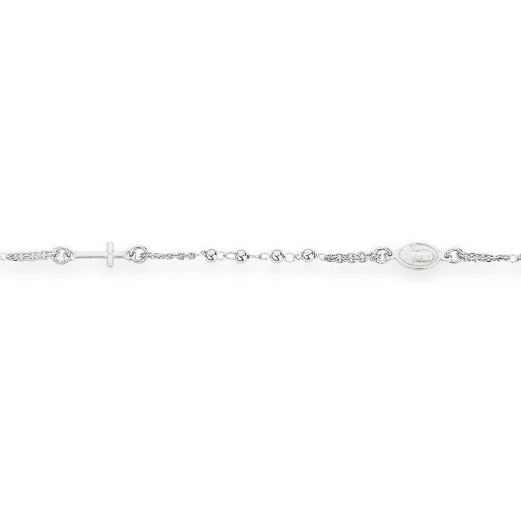 Bracciale Rosario In Argento