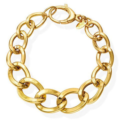 Immagine di Bracciale Donna A Catena In Argento Dorato Gioielli Amen | BRPR05G