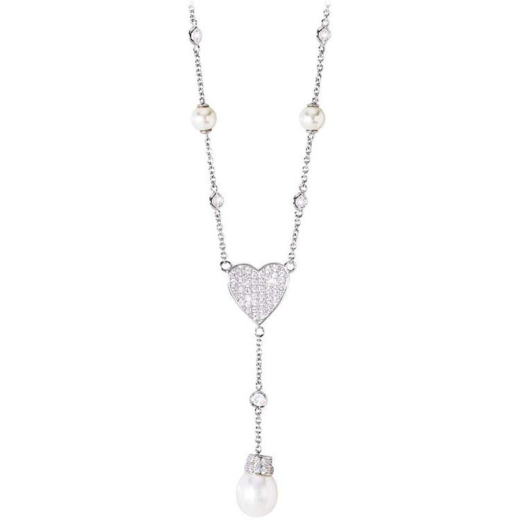 Immagine di Girocollo Donna Cuore Con Perle Gioielli 2Jewels | 253127