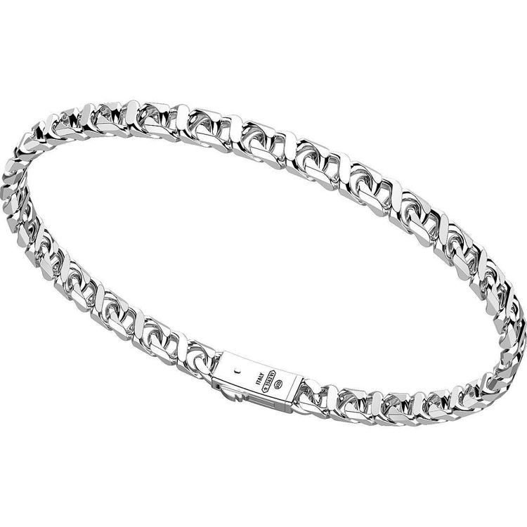 Immagine di Bracciale A Catena In Argento Gioielli Zancan Alpha | EXB884