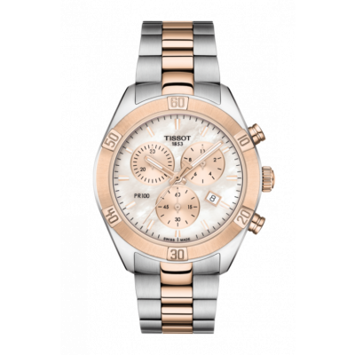 Immagine di Orologio Cronografo Donna Tissot Pr 100 Sport Chic | T101.917.22.151.00