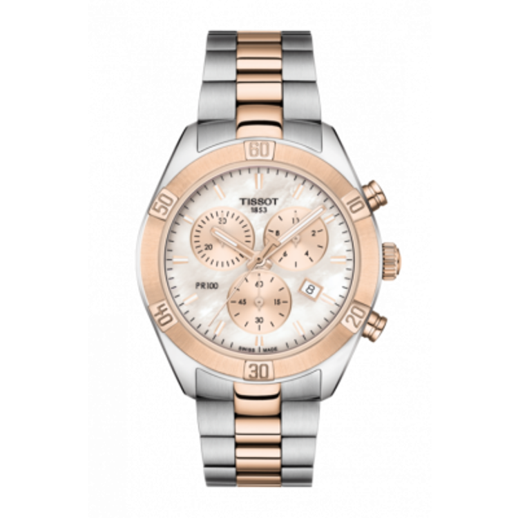 Immagine di Orologio Cronografo Donna Tissot Pr 100 Sport Chic | T101.917.22.151.00