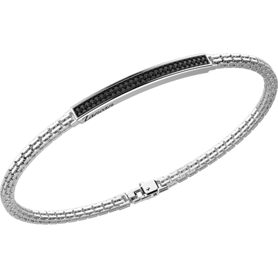 Immagine di Bracciale Uomo In Argento E Spinelli Gioielli Zancan Insignia 925 | ESB153