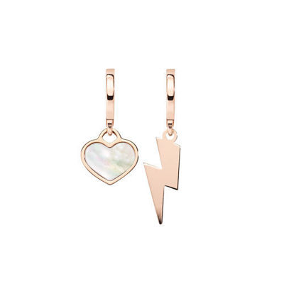 Orecchini Cuore E Fulmine