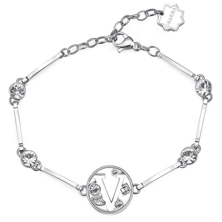 Bracciale Donna Con Lettera V Gioielli Brosway Chakra | BHKB070