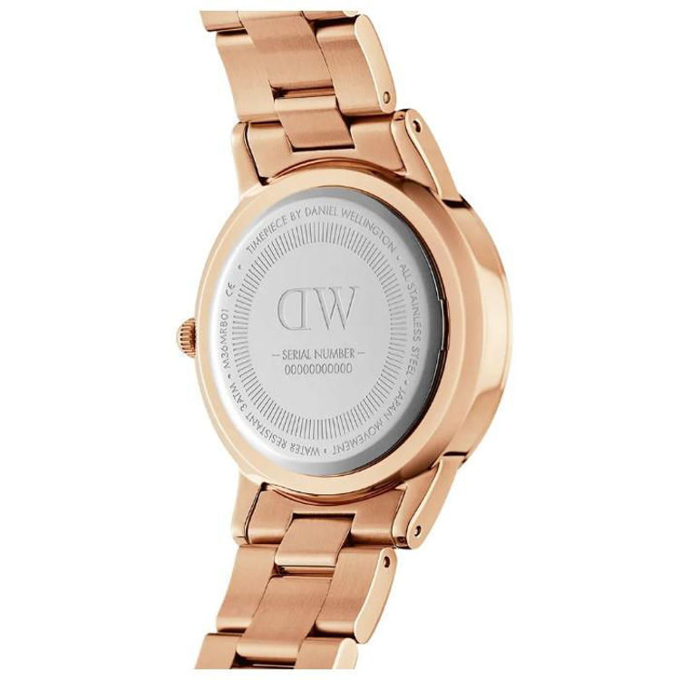 Daniel Wellington Iconic Link Amber 32 Rose Gold Brown