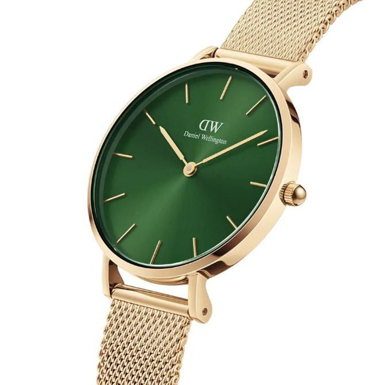  Daniel Wellington Petite Emerald 28 Gold Green