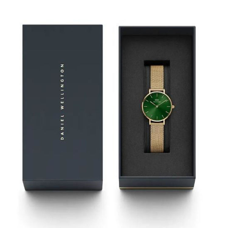  Daniel Wellington Petite Emerald 28 Gold Green